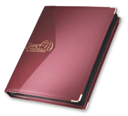Zippered Microfibre Padded Folders